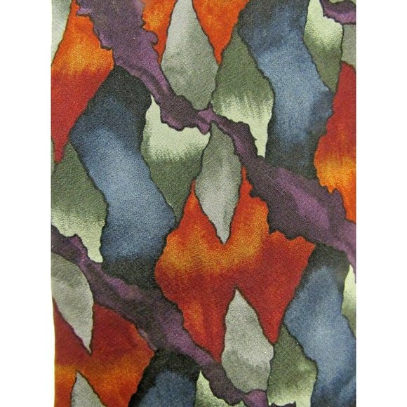 J. Garcia Men's Tie, Abstract Design, 100% Imported Silk - Picture 2 of 4